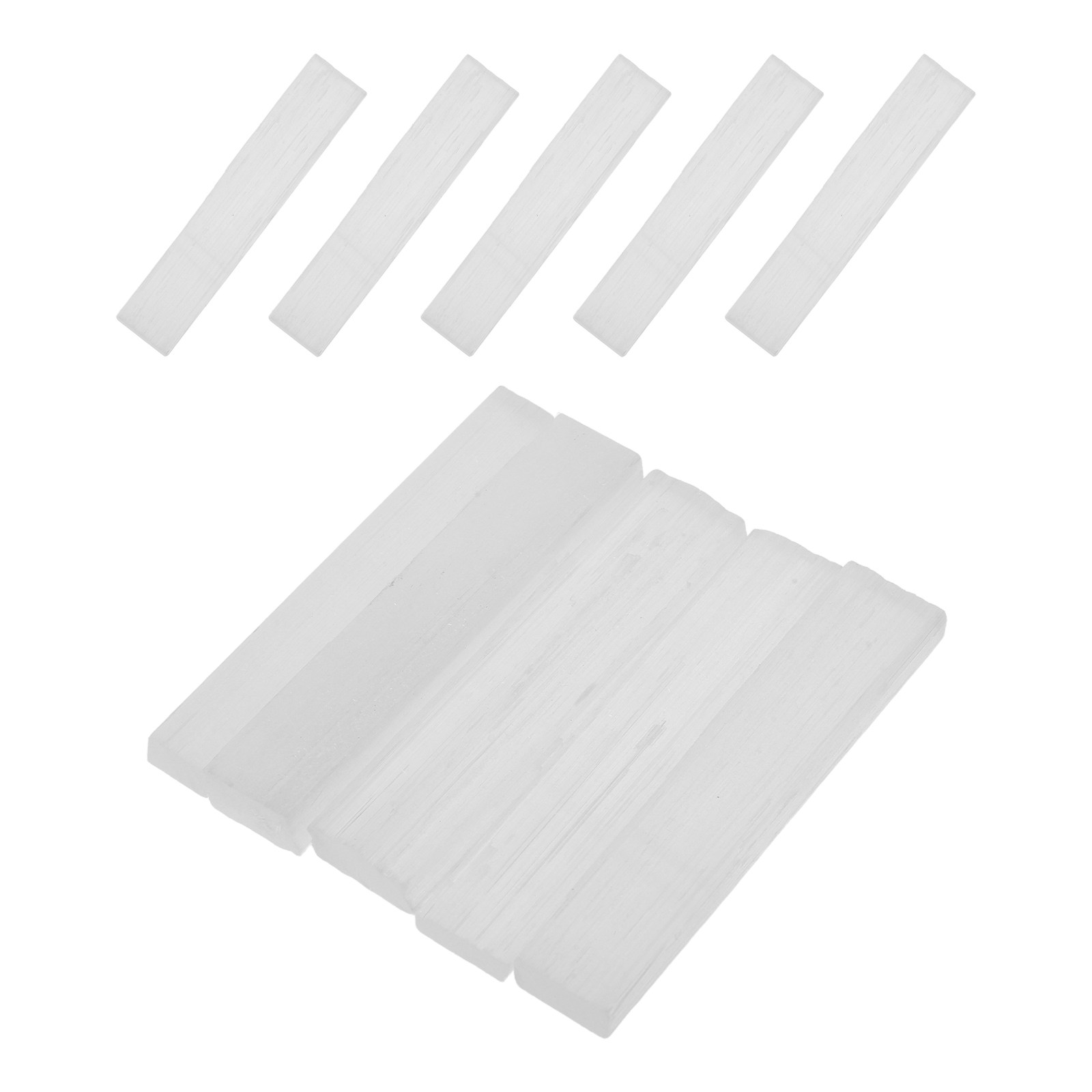 Centerpiece Stick - 10Pcs Selenite Crystal Wands Natural Moroccan