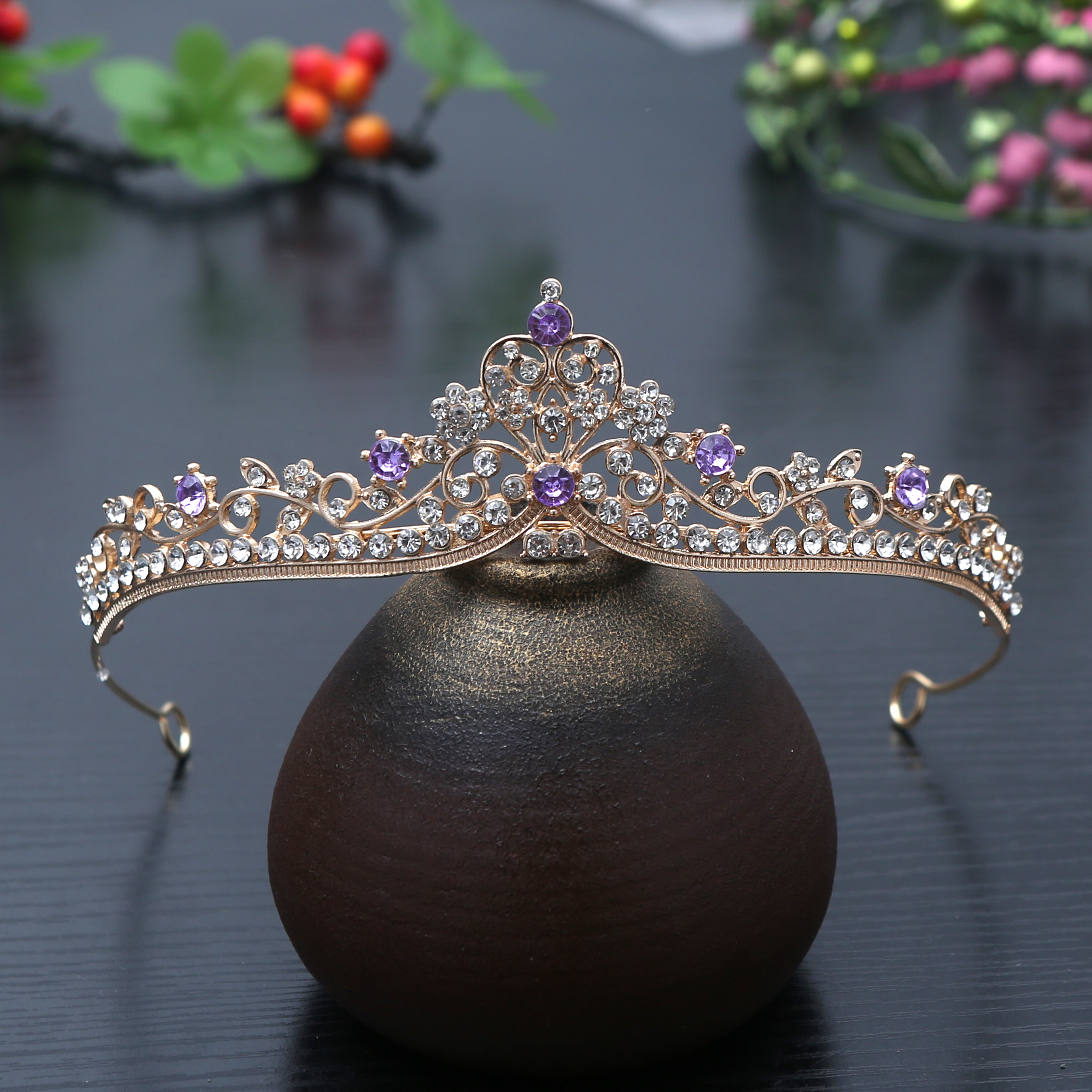 Event Party - 1pc Exquisite Fashion Princess Crystal Hair