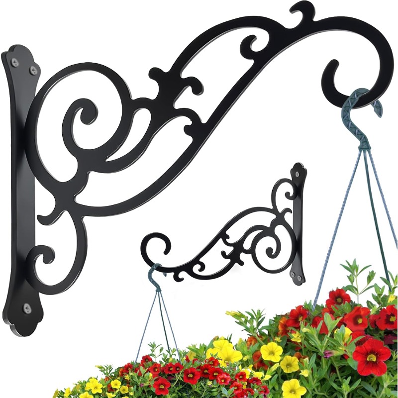 Flower Wall Panel - 1PC Wall Mounted Bracket Iron Hook