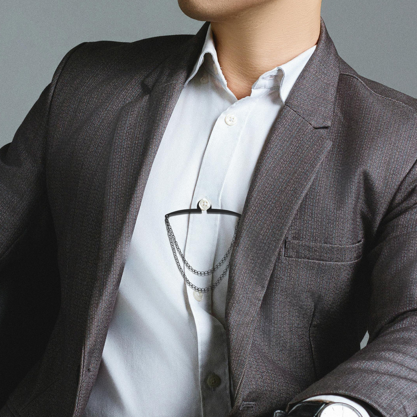 Event & Party Supply Photos - 3pcs Shirt Tie Clips For Men
