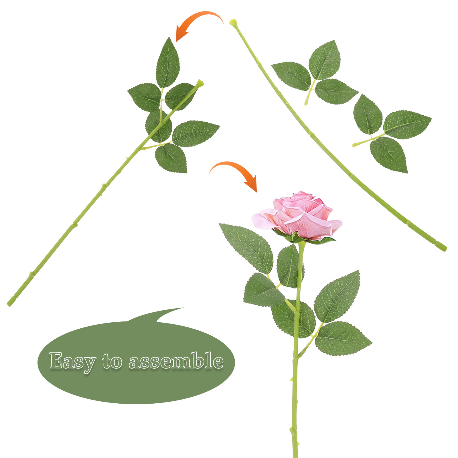 25Pcs Artificial Rose Stems Le - Centerpiece Stick recensie en prijs