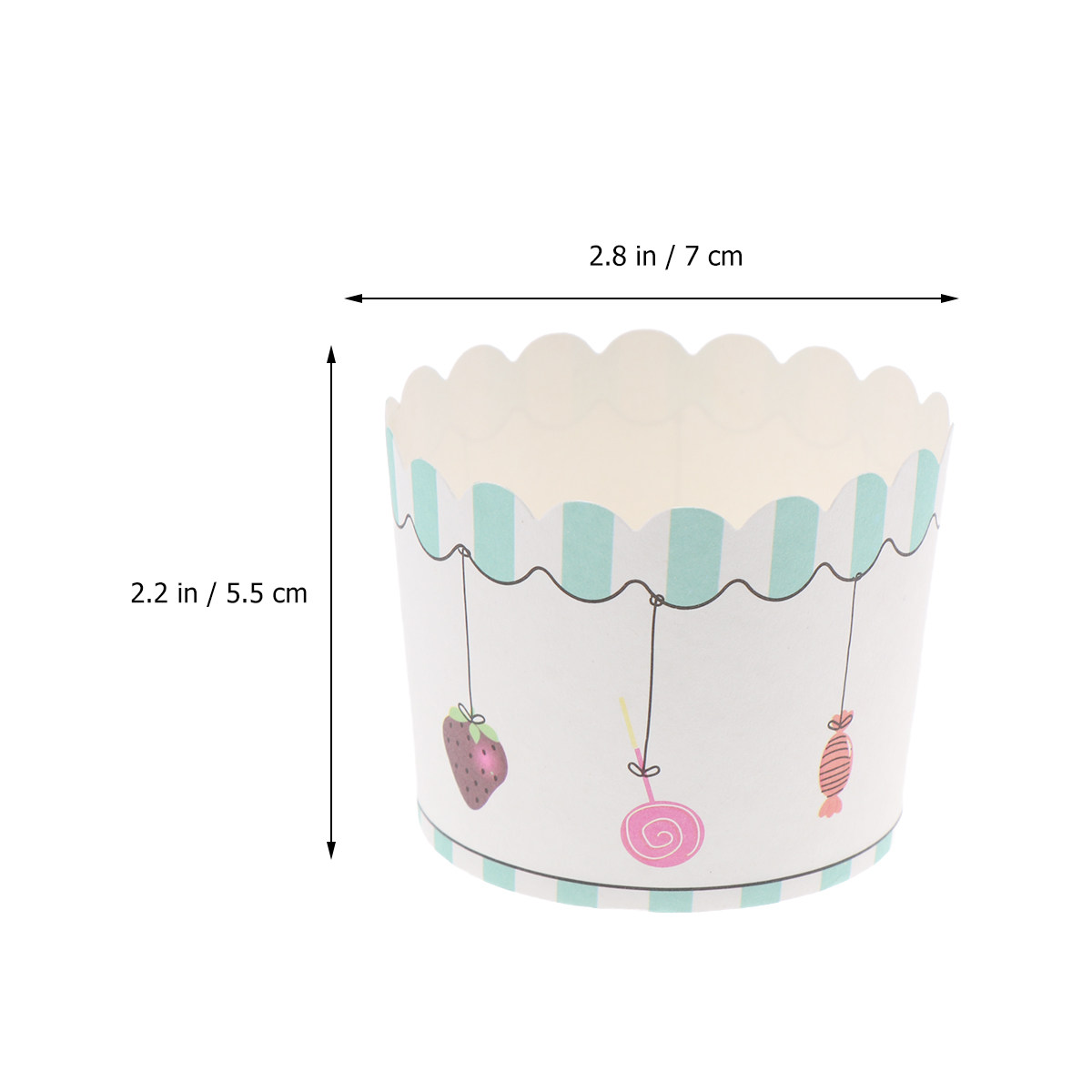 50Pcs Decorative Floral Patter - Plastic Cup 50Pcs recensie en prijs