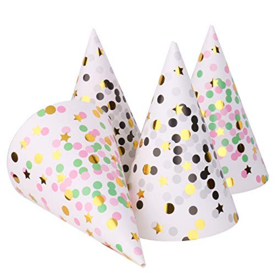 Boieo Gold Polka Dot Birthday  - Party Hat Cone recensie en prijs