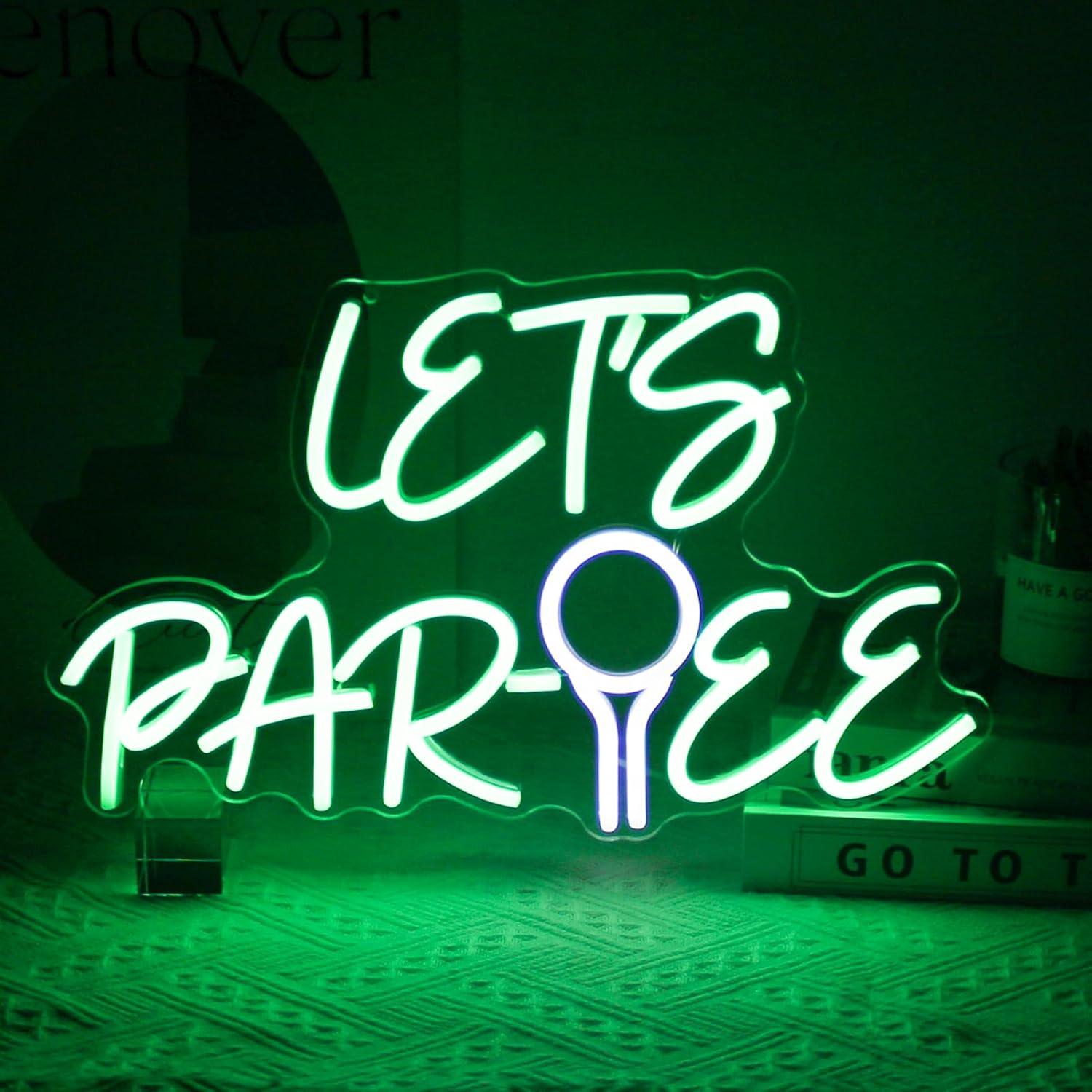 Let's Par Tee Neon Sign Golf B - Neon Sign Party recensie en prijs