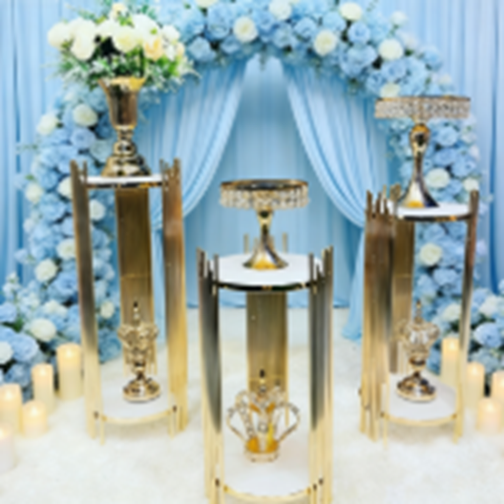 decoration gold metal walkway  - Dessert Table Backdrop recensie en prijs