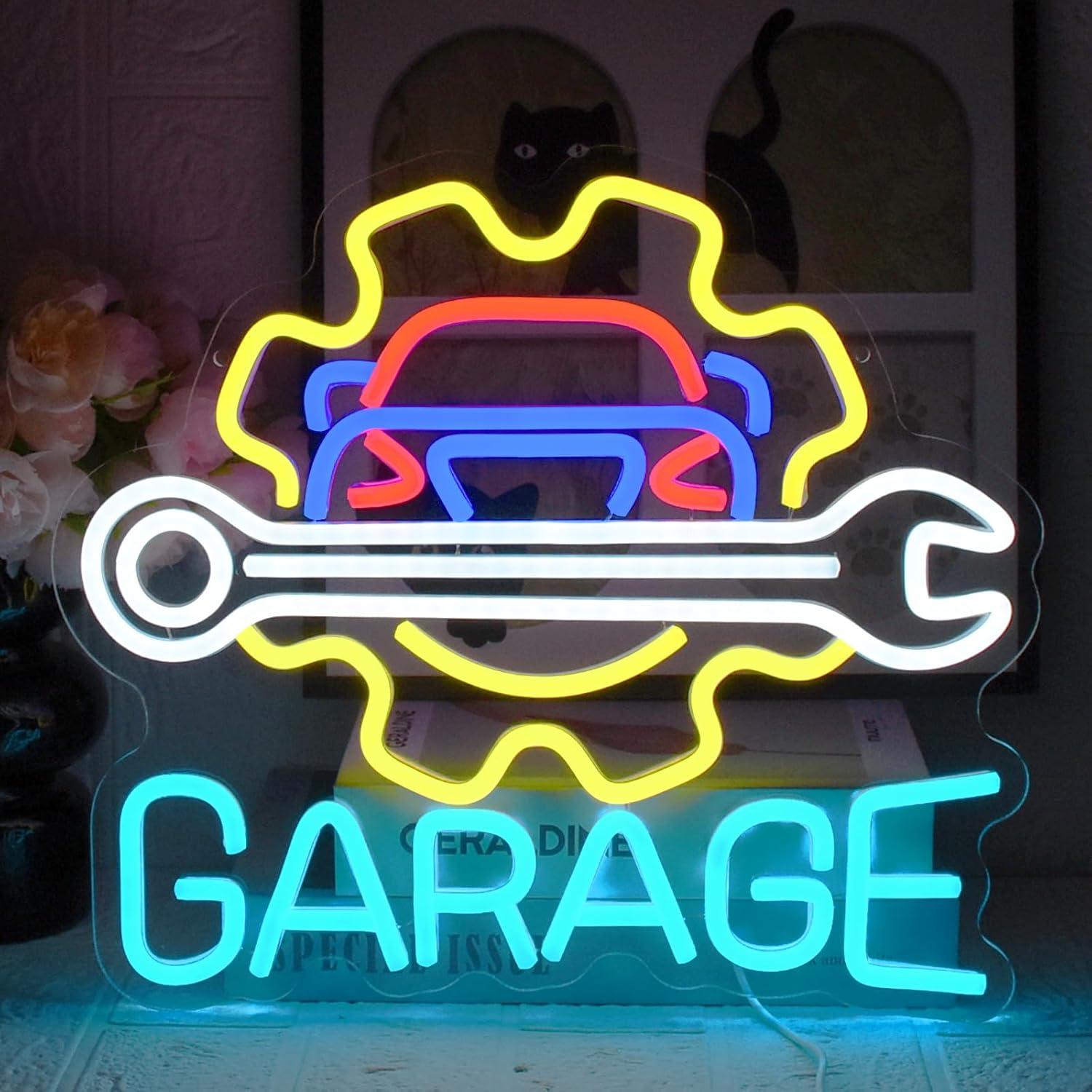 Garage Neon Sign USB Powered L - Neon Sign Party recensie en prijs