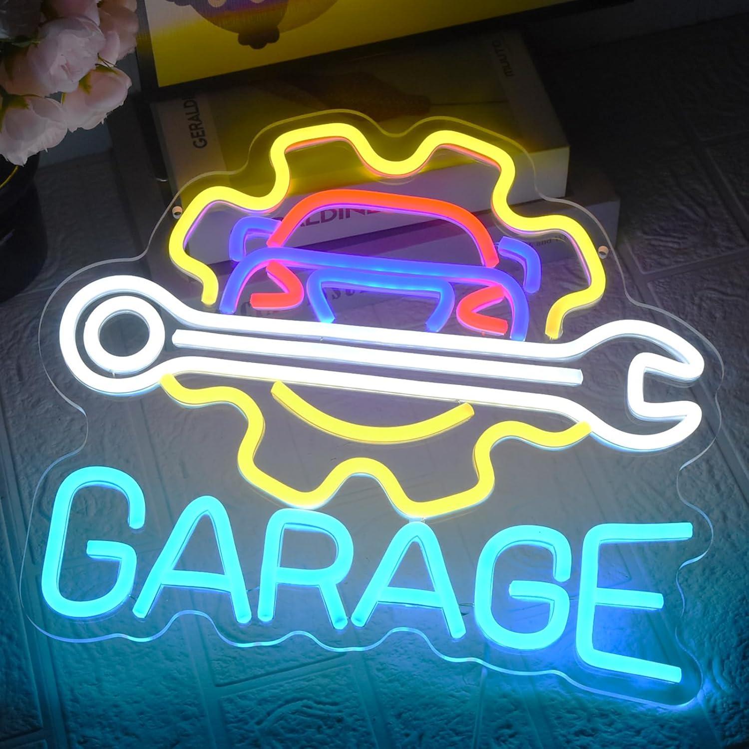 Garage Neon Sign USB Powered L - Neon Sign Party recensie en prijs
