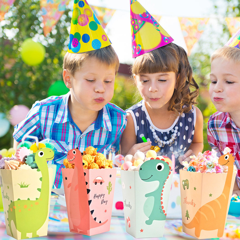4Pcs Cartoon Dinosaur Boxes Di - Event Party Box recensie en prijs