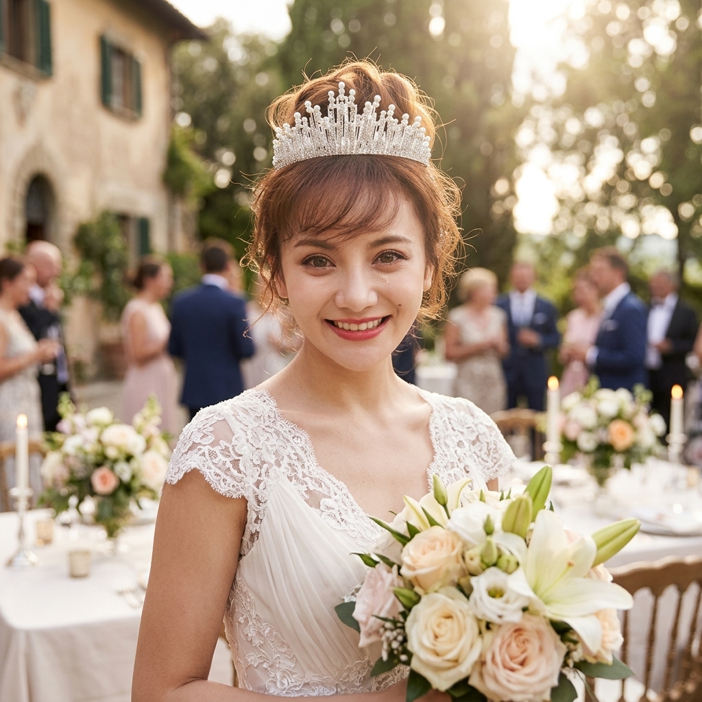 Bridal Pearl Crown Headpiece E - Event & Party Supply Photos recensie en prijs