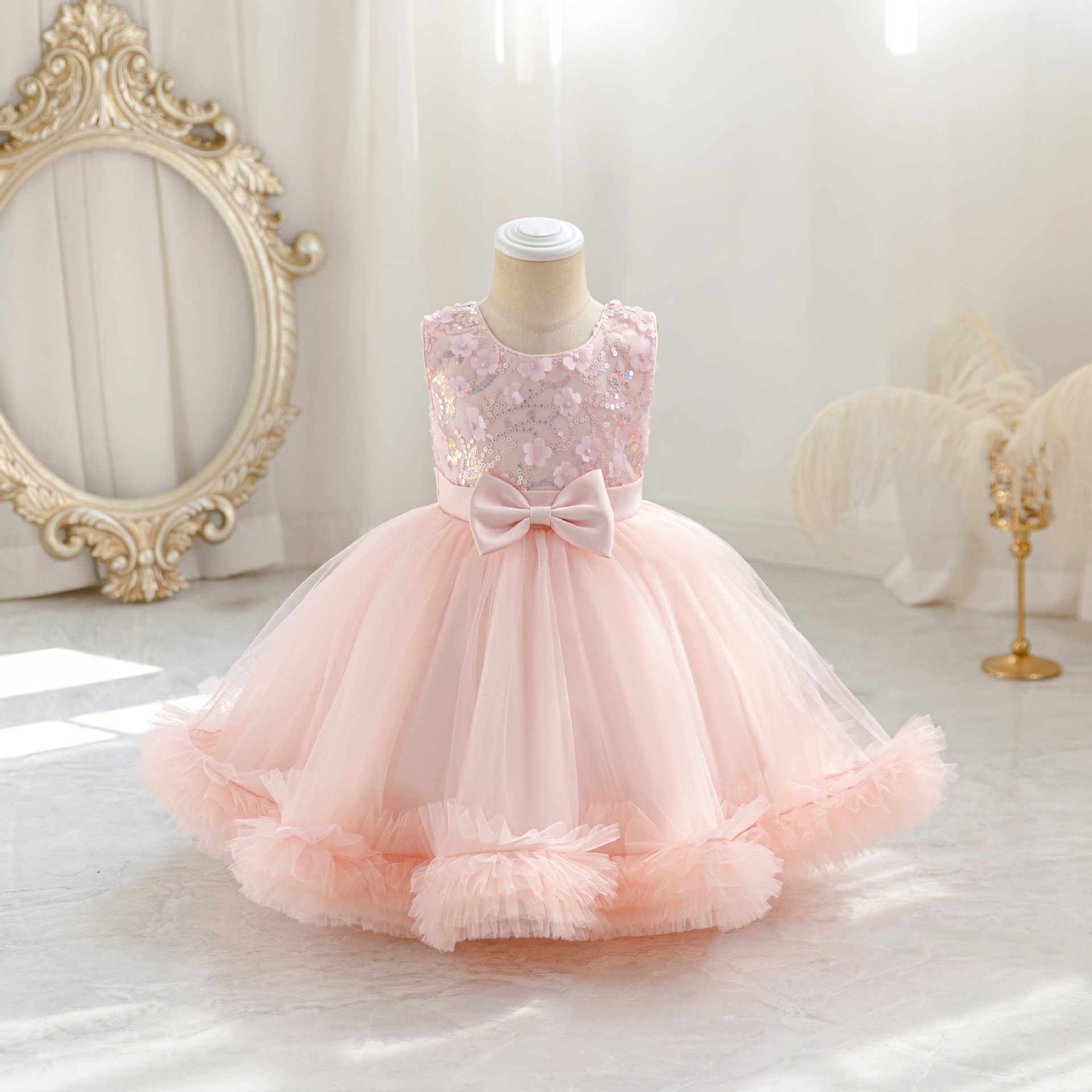 HETISO Tulle Puffy Flower Girl - Glitter Tablecloth recensie en prijs