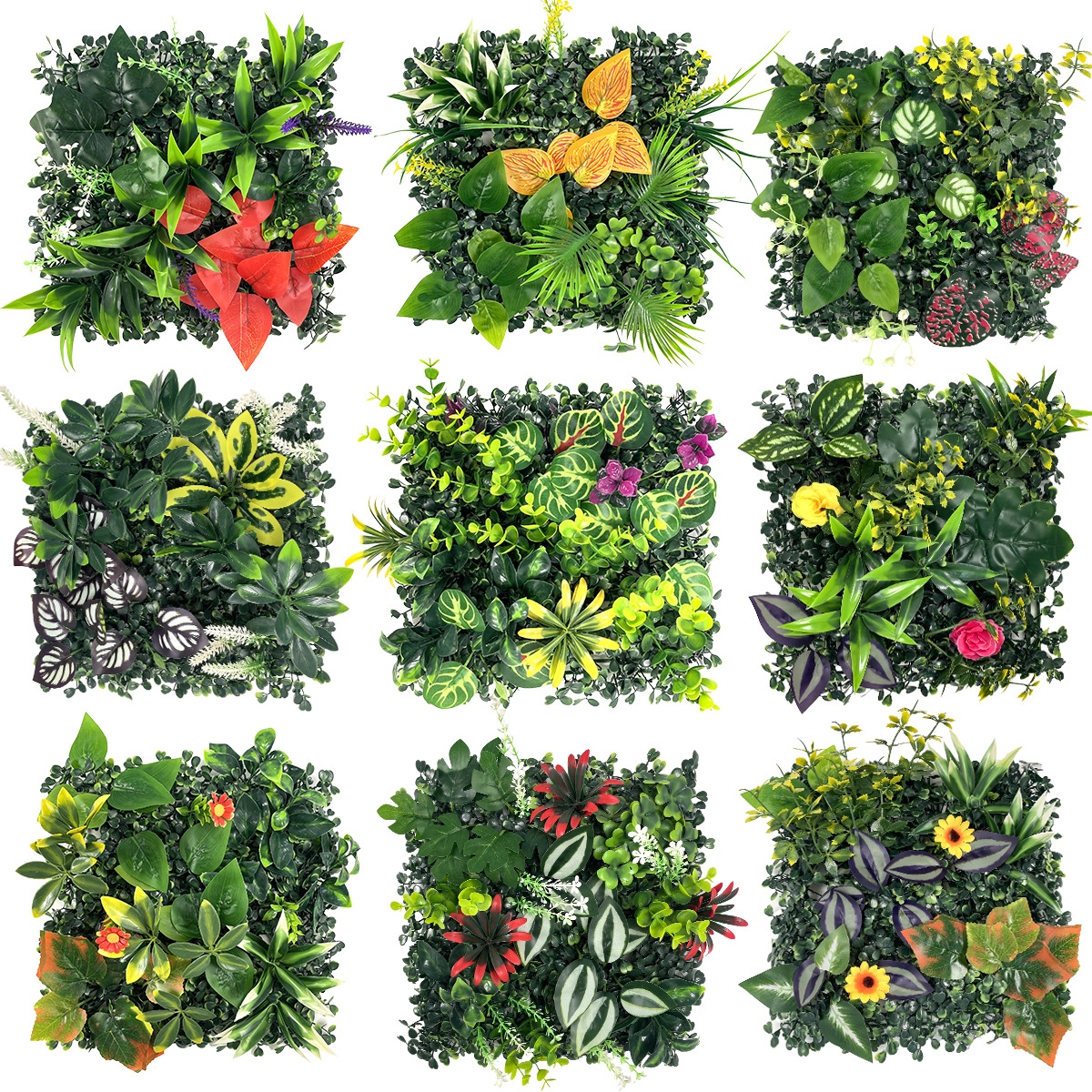Artificial Plants Grass Wall P - Flower Wall Panel recensie en prijs