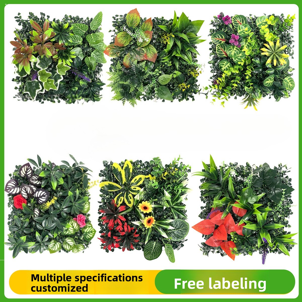 Artificial Plants Grass Wall P - Flower Wall Panel recensie en prijs