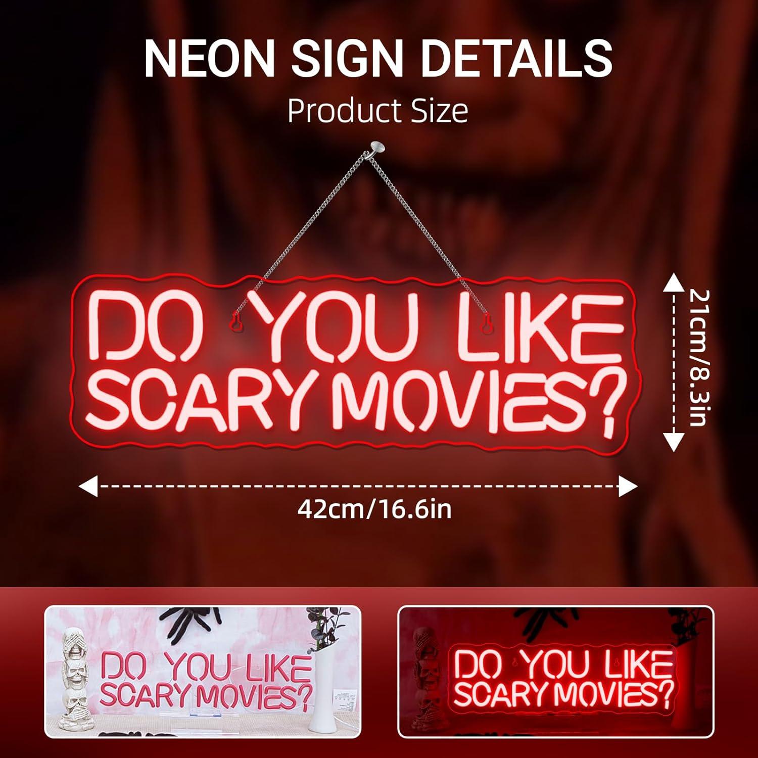 Do You Like Scary Movies Neon  - Neon Sign Party recensie en prijs