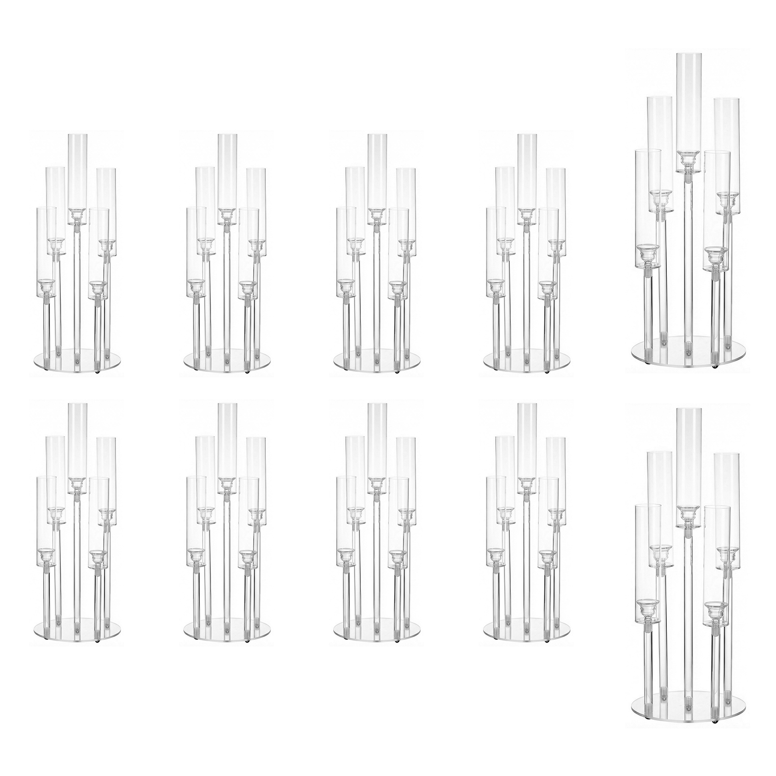 20/10PCS 5 Arm Acrylic Candle  - Centerpiece Stick recensie en prijs