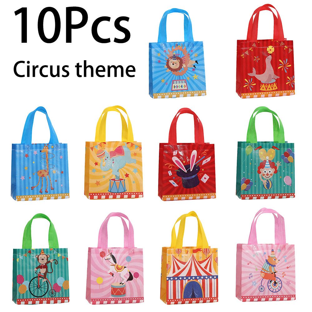 10Pcs Cute Circus Theme Non-wo - Event Party Shop recensie en prijs