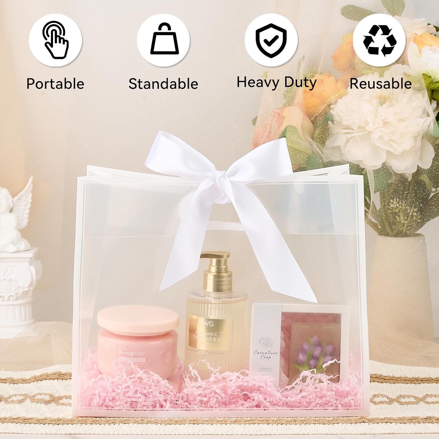 Clear Plastic Gift Bags with H - Party Favor Bag recensie en prijs
