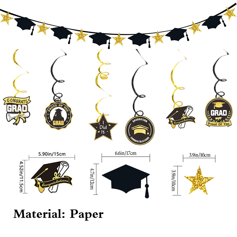 Graduation Party Decoration Se - Party Banner Gold recensie en prijs