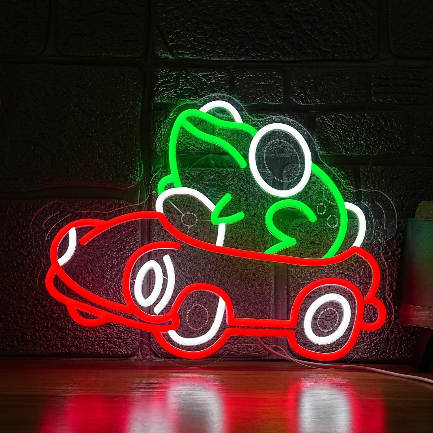 Frog Driving Car Neon Sign Art - Neon Sign Party recensie en prijs