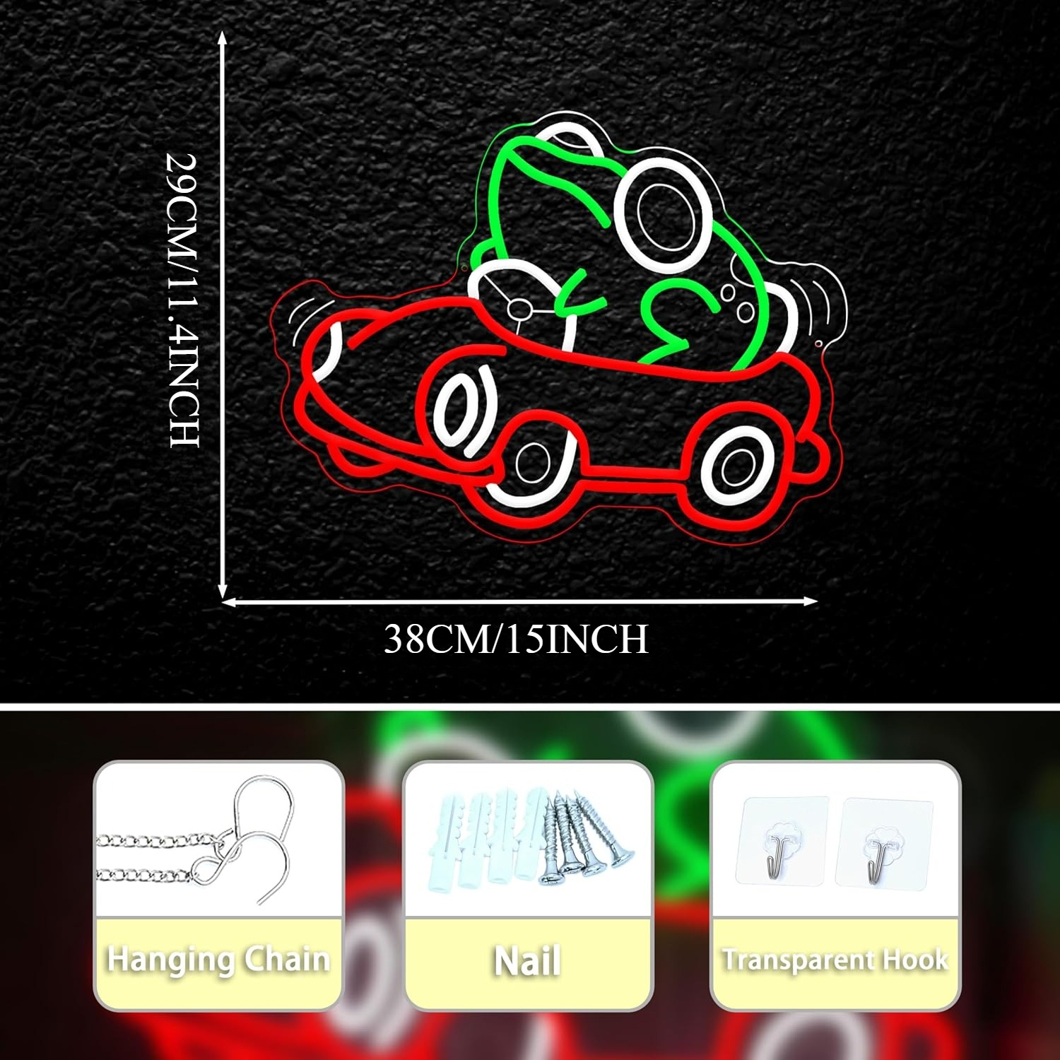 Frog Driving Car Neon Sign Art - Neon Sign Party recensie en prijs