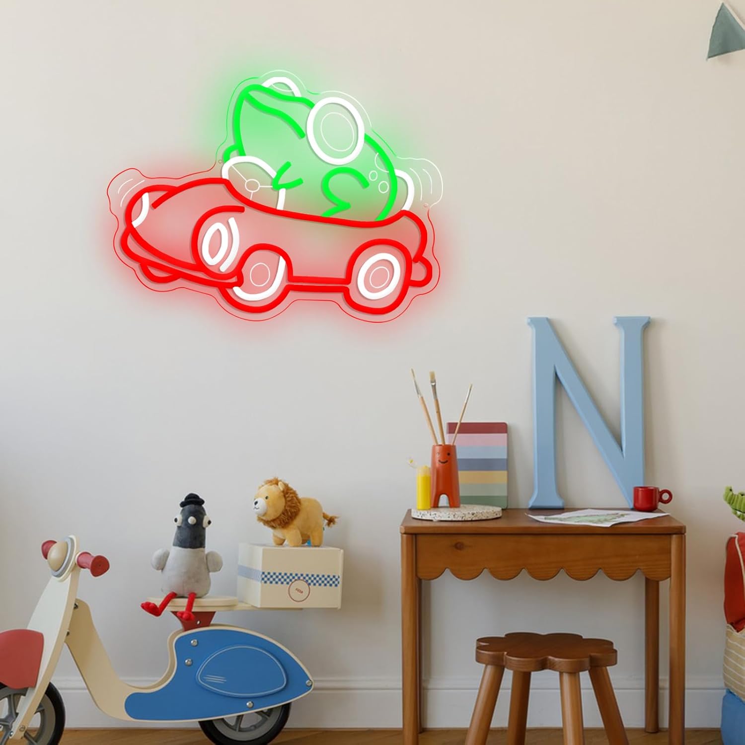 Frog Driving Car Neon Sign Art - Neon Sign Party recensie en prijs