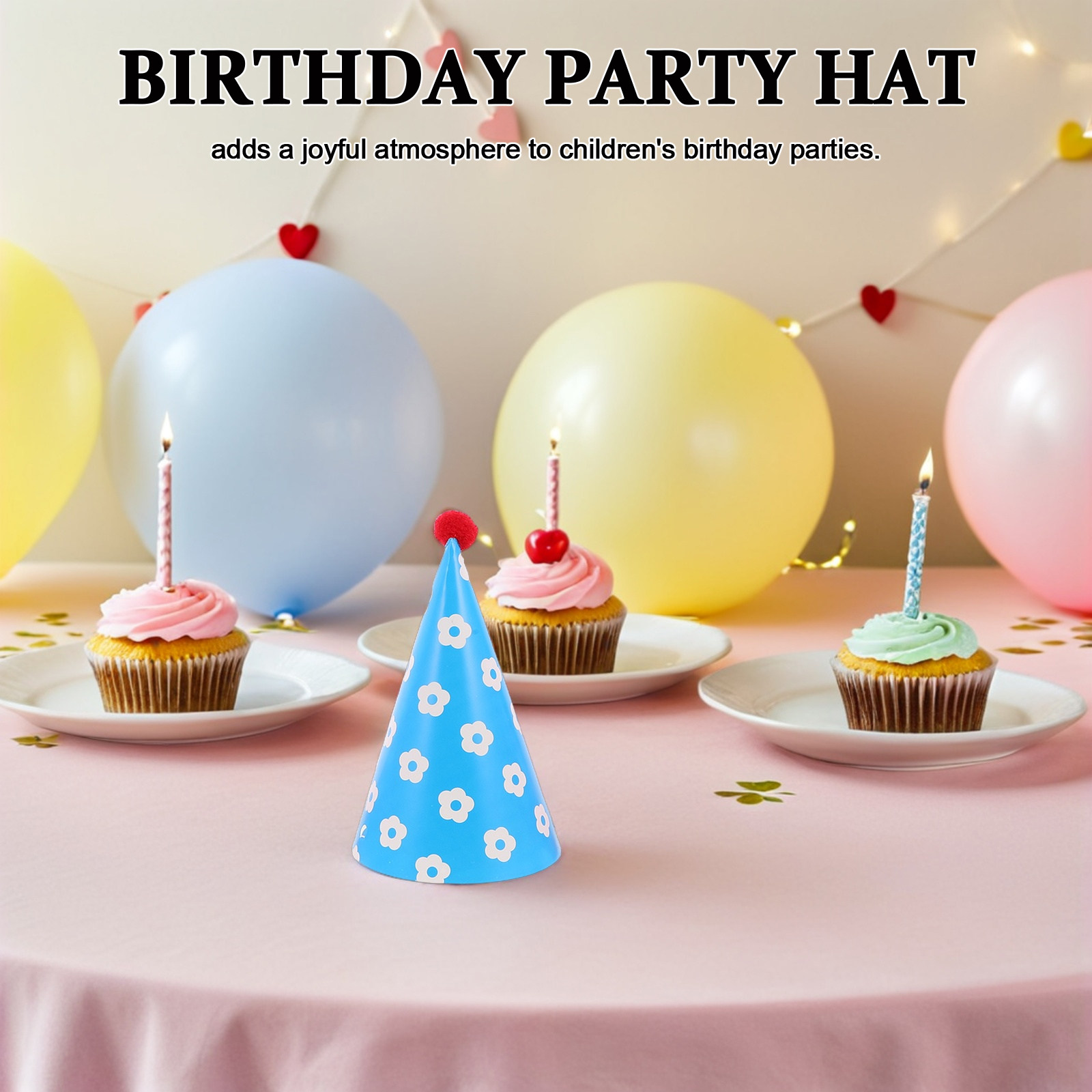 12Pcs Kids Birthday Cone Hats  - Party Hat Cone recensie en prijs