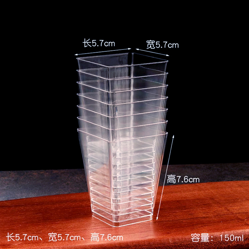 25/50/100 Pack 5oz Mini Desser - Plastic Cup 50Pcs recensie en prijs