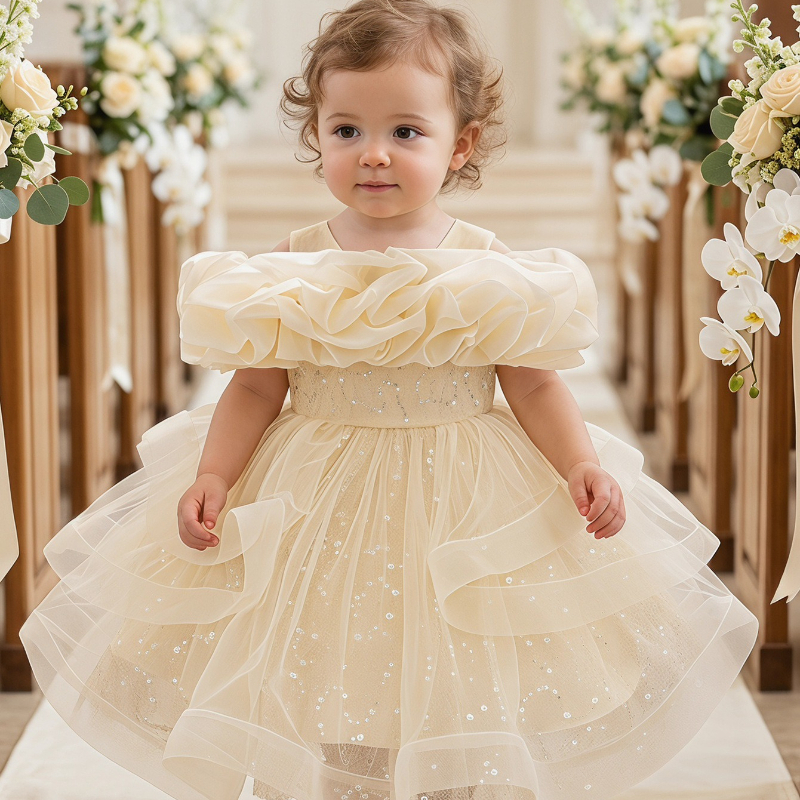 2026 Children Girls Tulle Bead - Glitter Tablecloth recensie en prijs