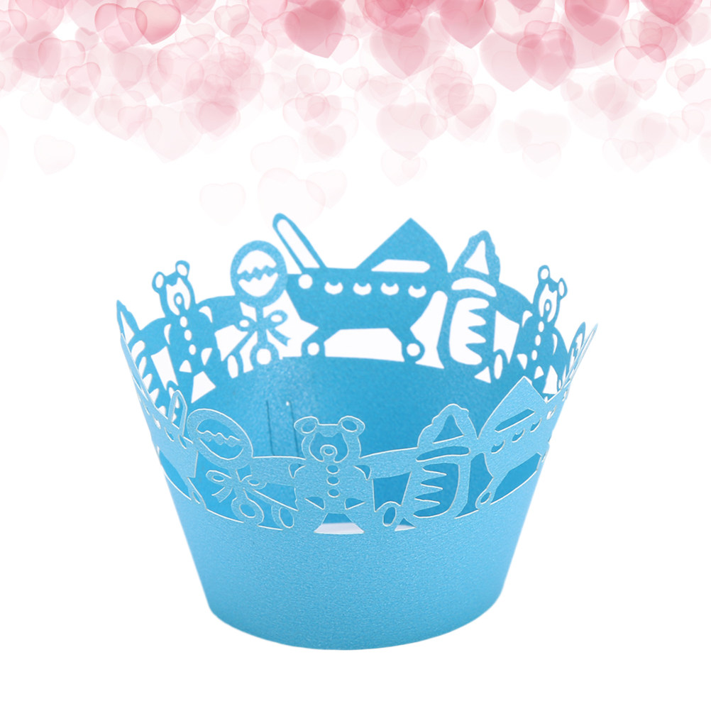 50pcs Carriage Cut Cupcake Wra - Plastic Cup 50Pcs recensie en prijs