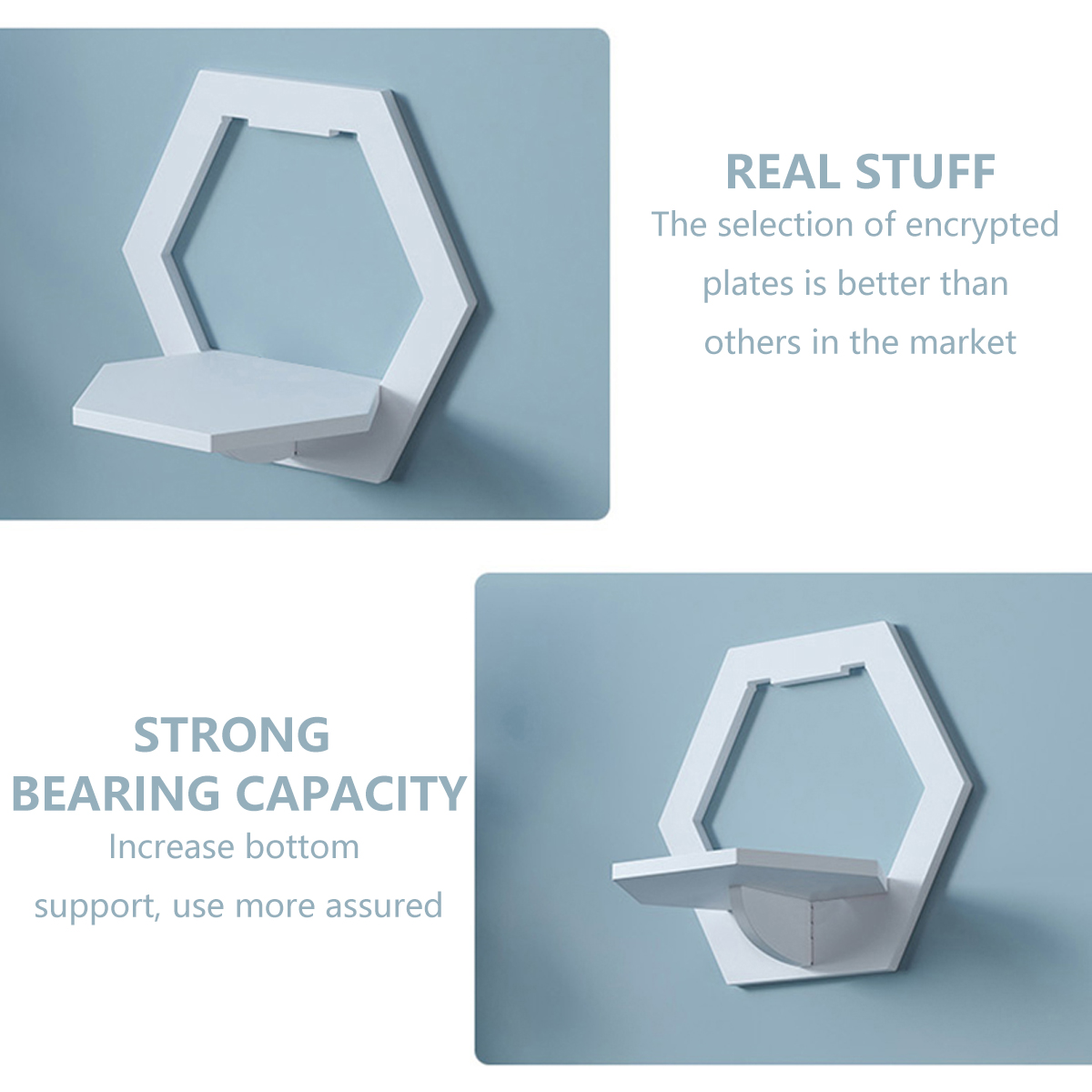 3Pcs Wall Organizer Wall Shelf - Flower Wall Panel recensie en prijs