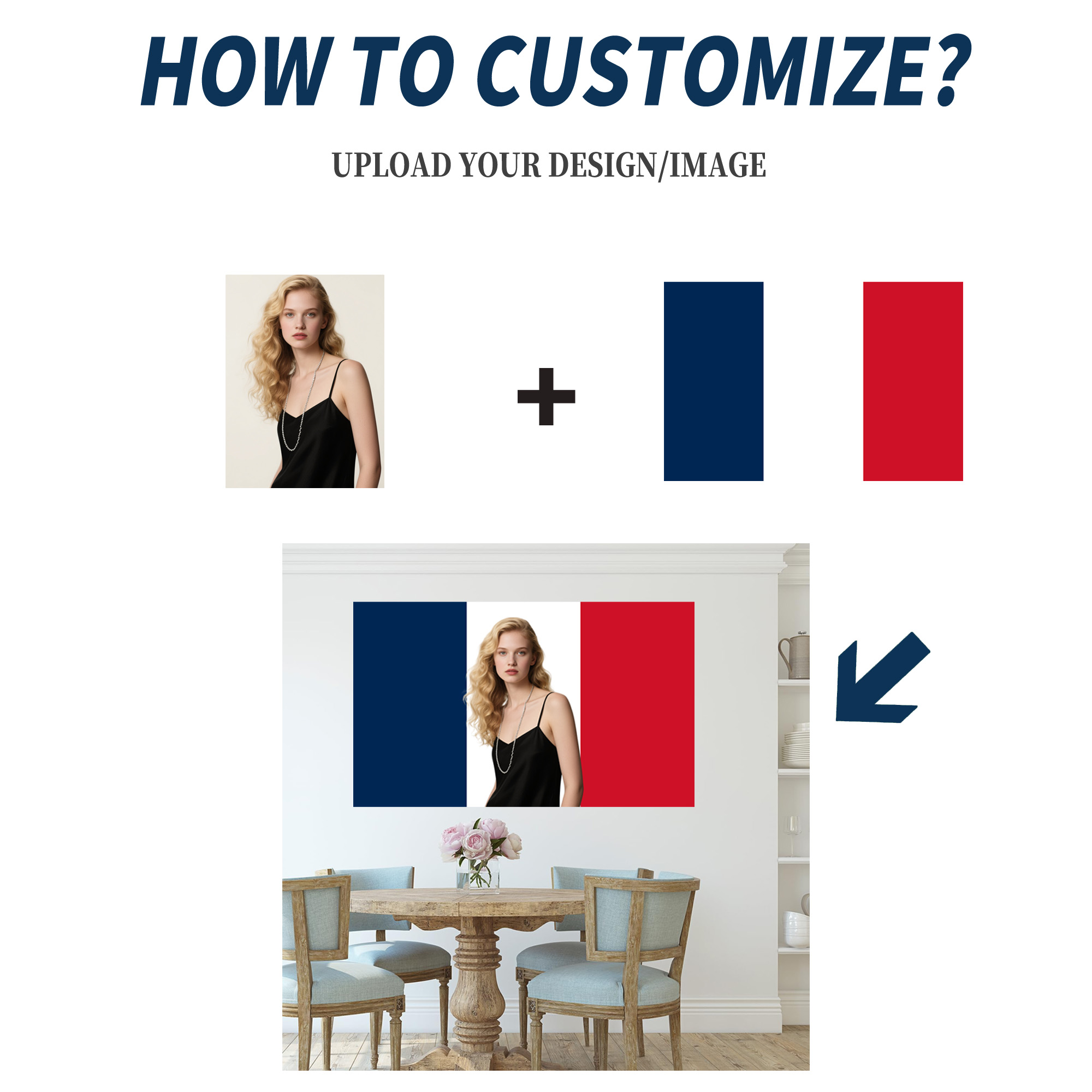 1pc 2D FLAT Personalize France - Event Party recensie en prijs