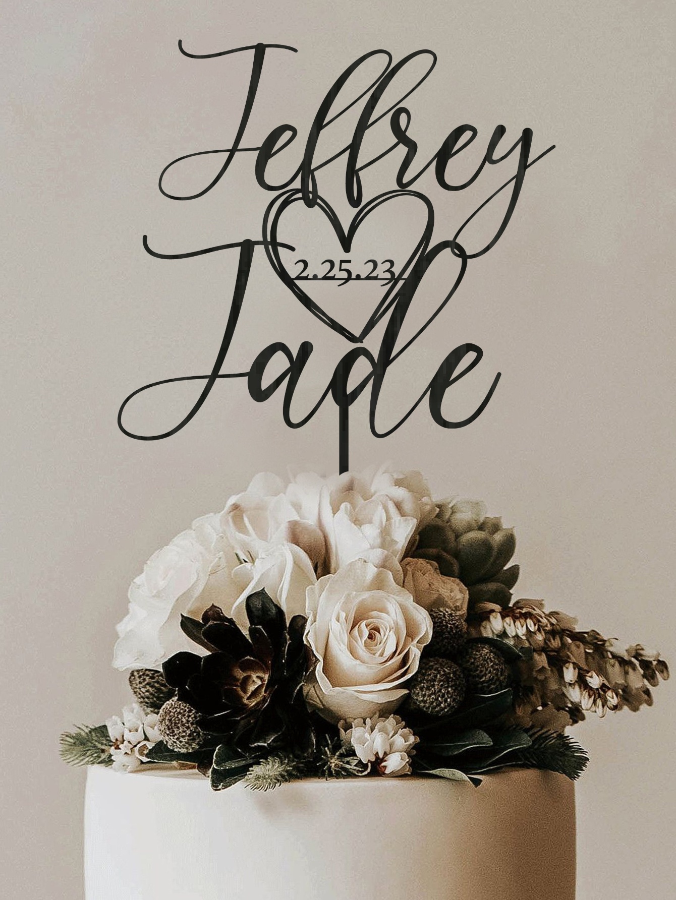 Custom Cake Topper - 1PC Perso - Event Suppliers recensie en prijs