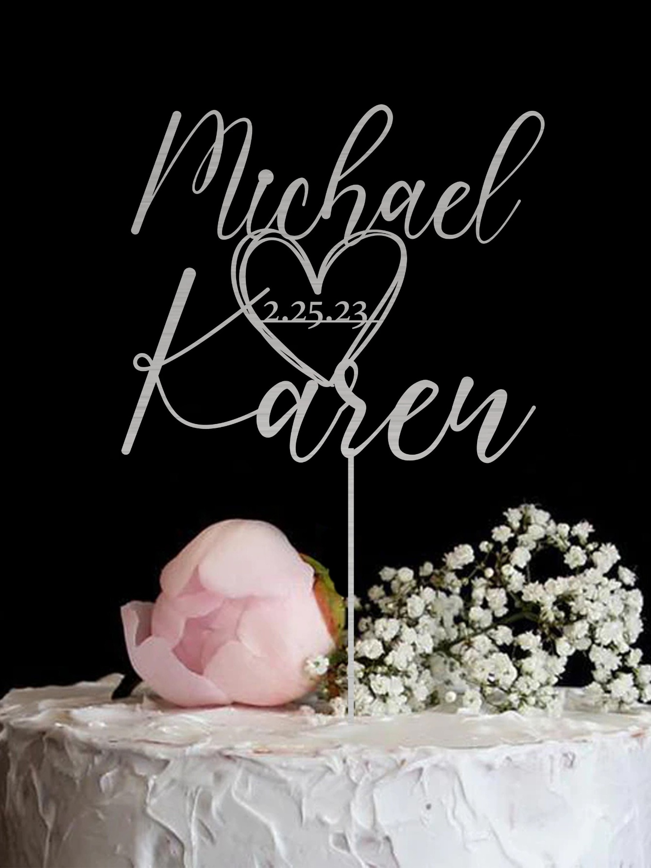 Custom Cake Topper - 1PC Perso - Event Suppliers recensie en prijs