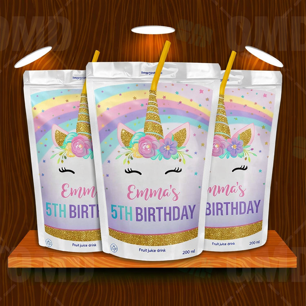 Custom Juice Pouch Label, Pers - Party Event Supplier recensie en prijs