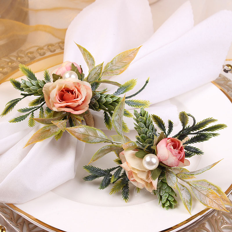 Napkin Rings Holder Rose & Pin - Party Event Supplier recensie en prijs