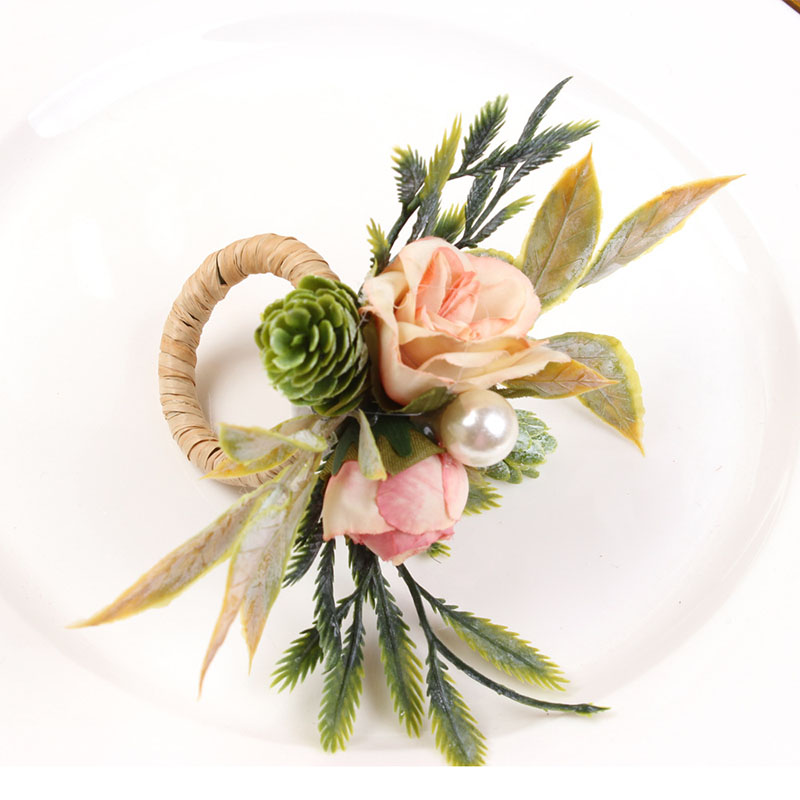 Napkin Rings Holder Rose & Pin - Party Event Supplier recensie en prijs