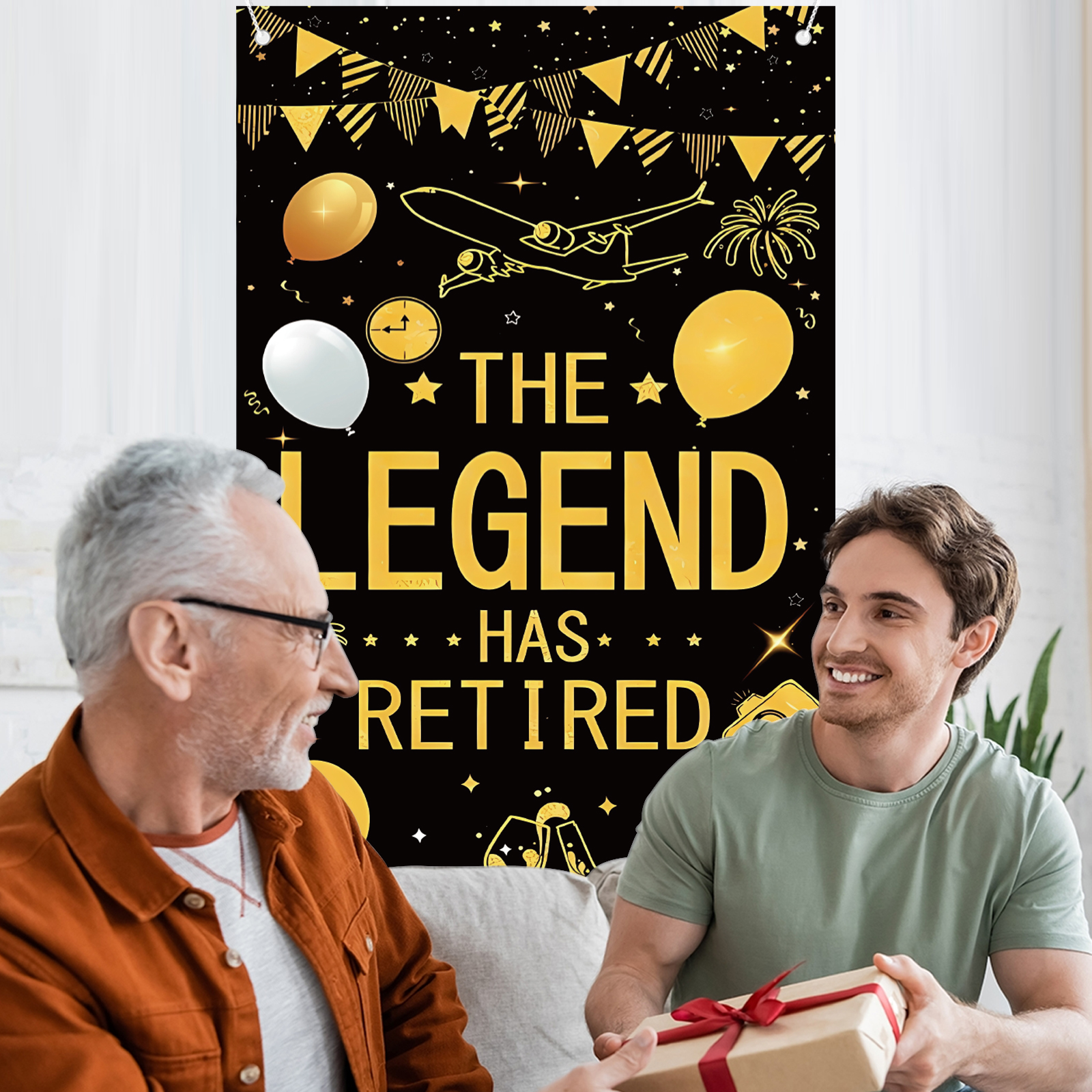 Retirement Party Decorations f - Party Banner Gold recensie en prijs