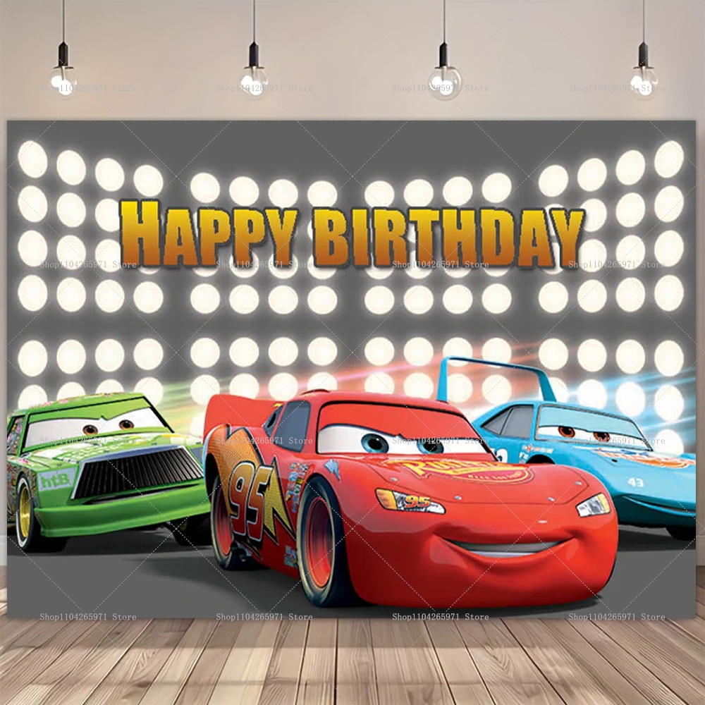 Movie Cars Theme Backdrop For  - Party Event Supplier recensie en prijs