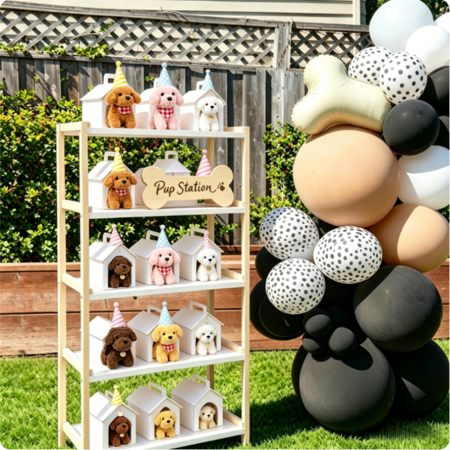 8-24Set Teddy Dogs DIY Adopt A - Event Party recensie en prijs