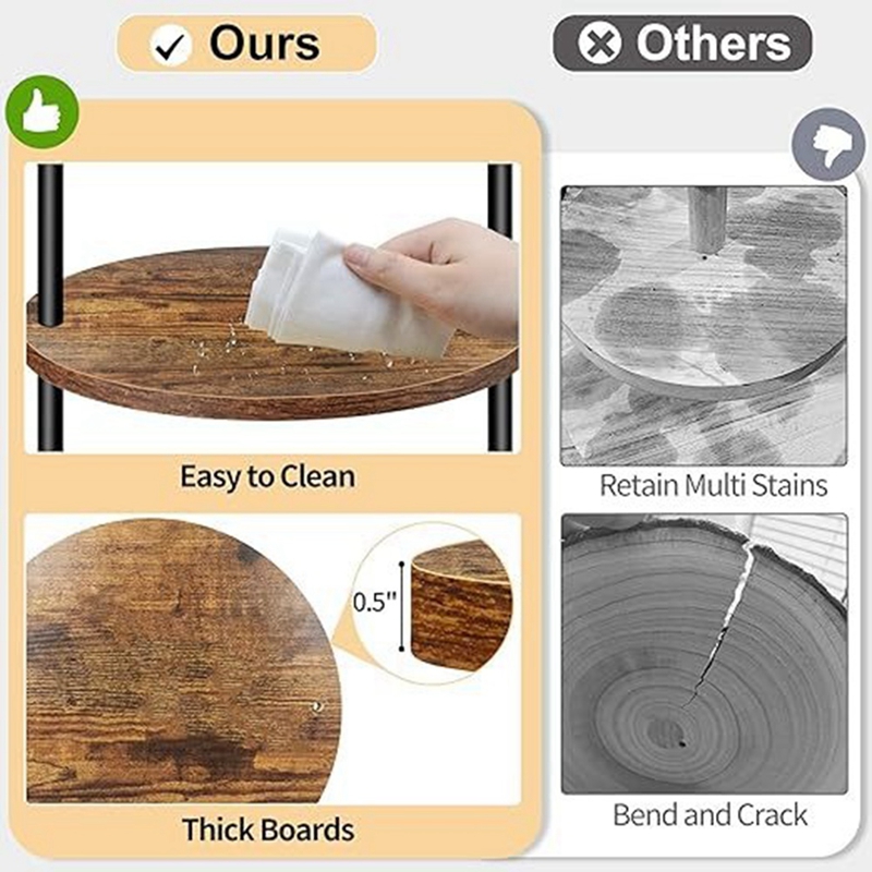 ABLN-Wooden Cupcake Stand Dess - Cupcake Stand Tier recensie en prijs