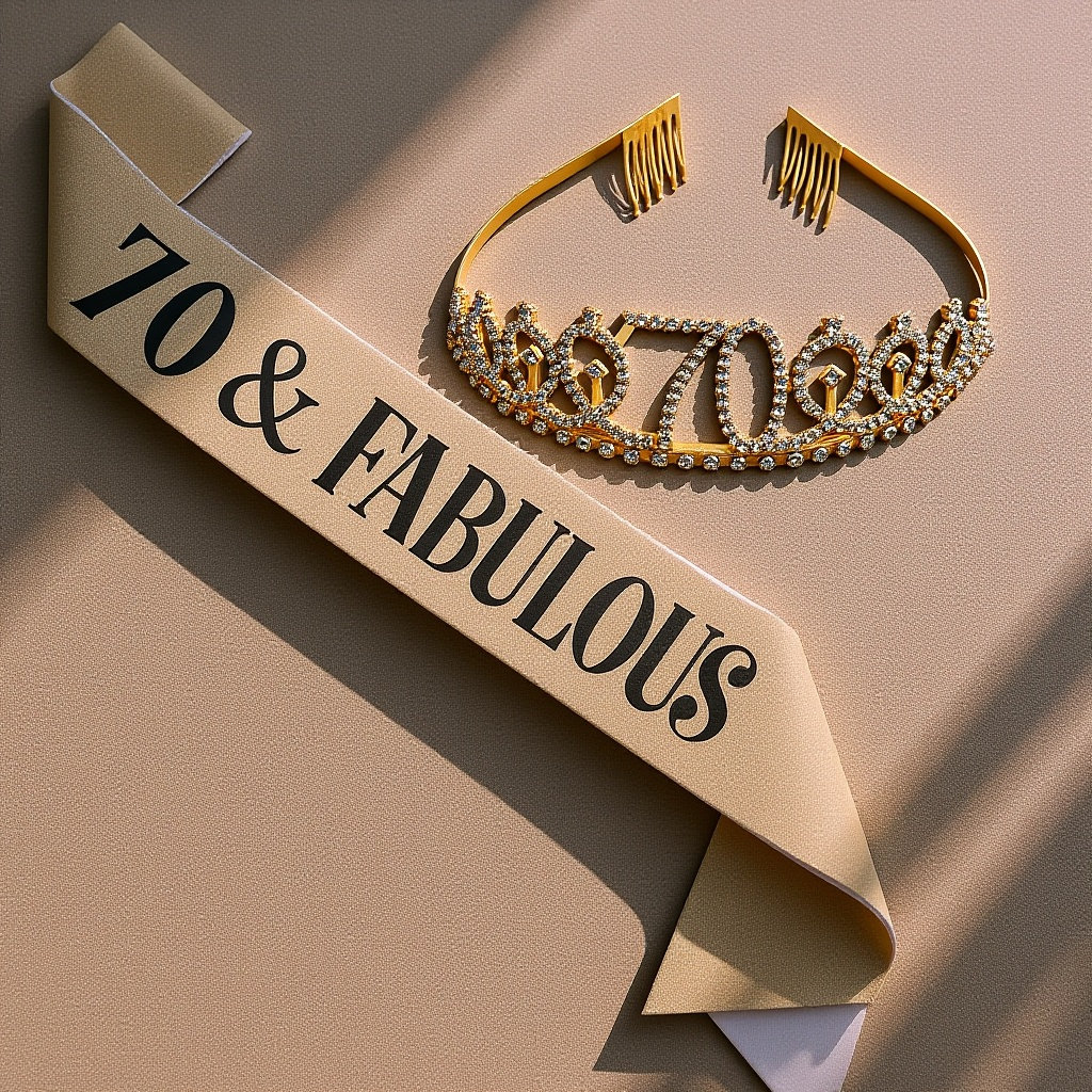 1Set Senior Birthday Tiara Sas - Birthday Sash Glitter recensie en prijs