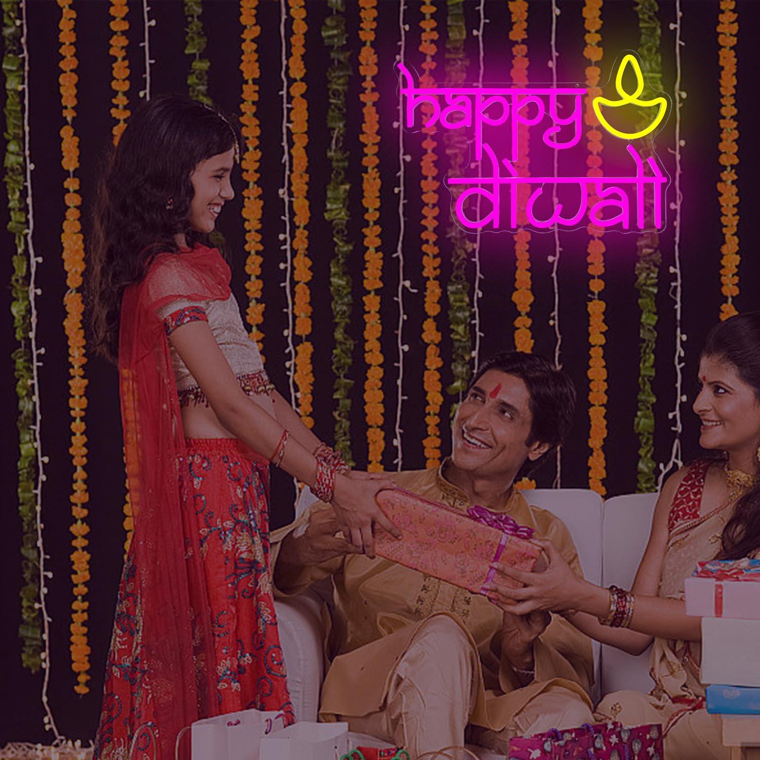 Happy Diwali Neon Sign USB Pow - Neon Sign Party recensie en prijs