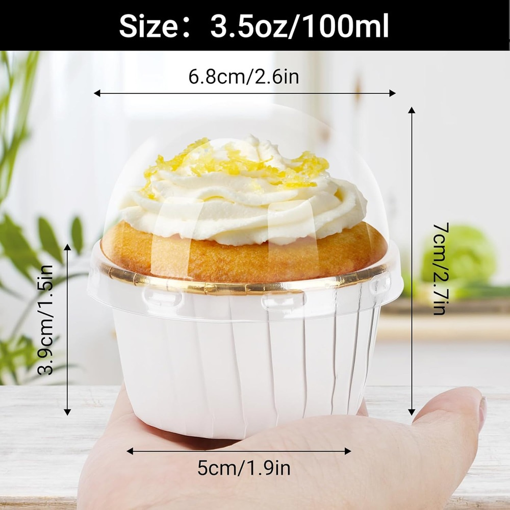 50 pcs Muffins Cup Paper Cupca - Plastic Cup 50Pcs recensie en prijs