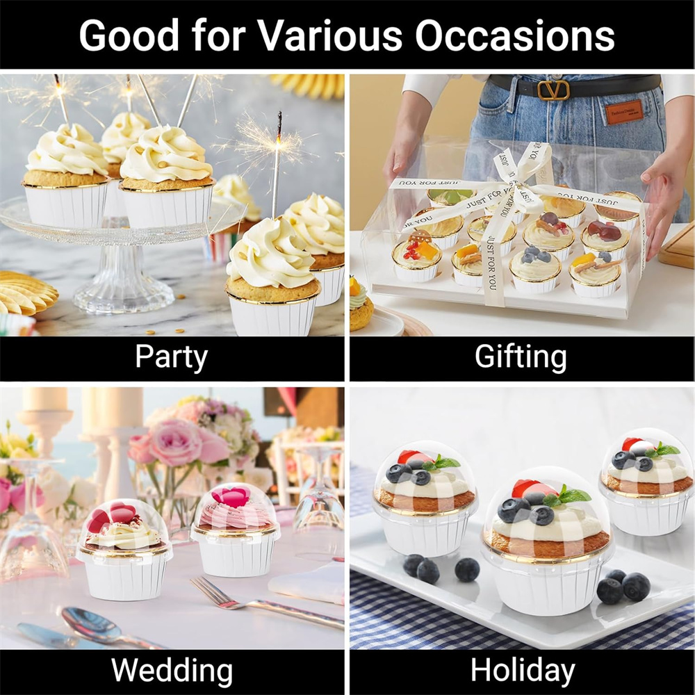 50 pcs Muffins Cup Paper Cupca - Plastic Cup 50Pcs recensie en prijs