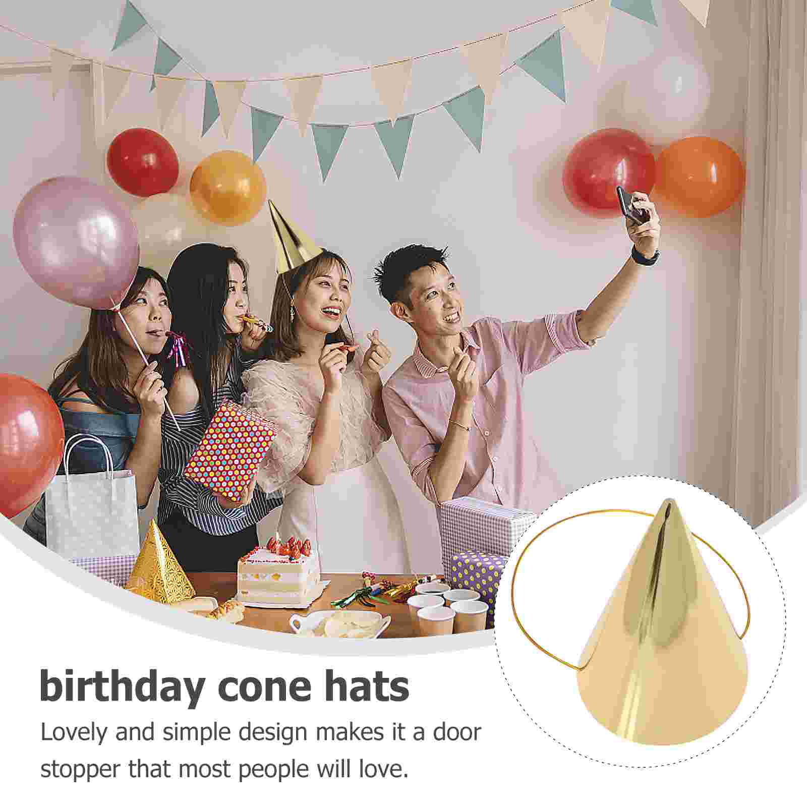  8 Pcs Birthday Hat Celebratio - Party Hat Cone recensie en prijs
