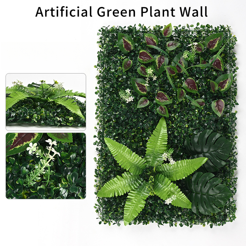 1PC Artificial Green Plant Wal - Flower Wall Panel recensie en prijs