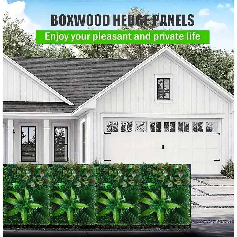 1PC Artificial Green Plant Wal - Flower Wall Panel recensie en prijs