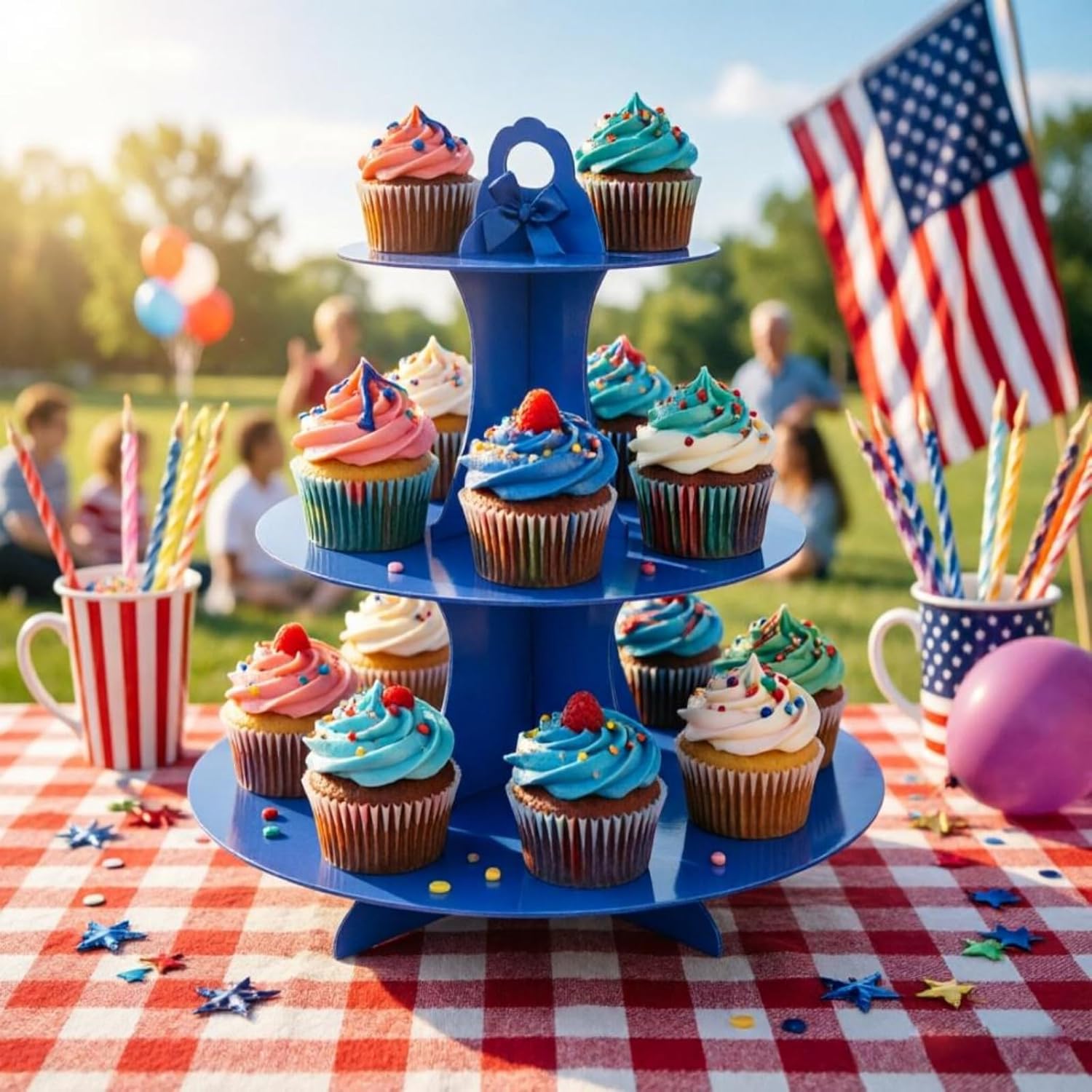 3-Tier Cupcake Stand, 2Pcs, St - Cupcake Stand Tier recensie en prijs