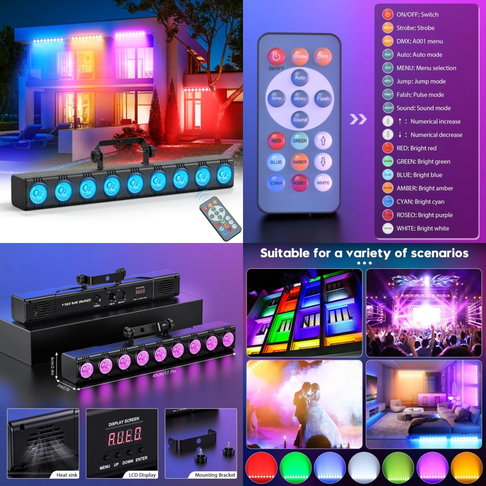 36W RGB Wall Washer Flood Ligh - Event Party Dj recensie en prijs