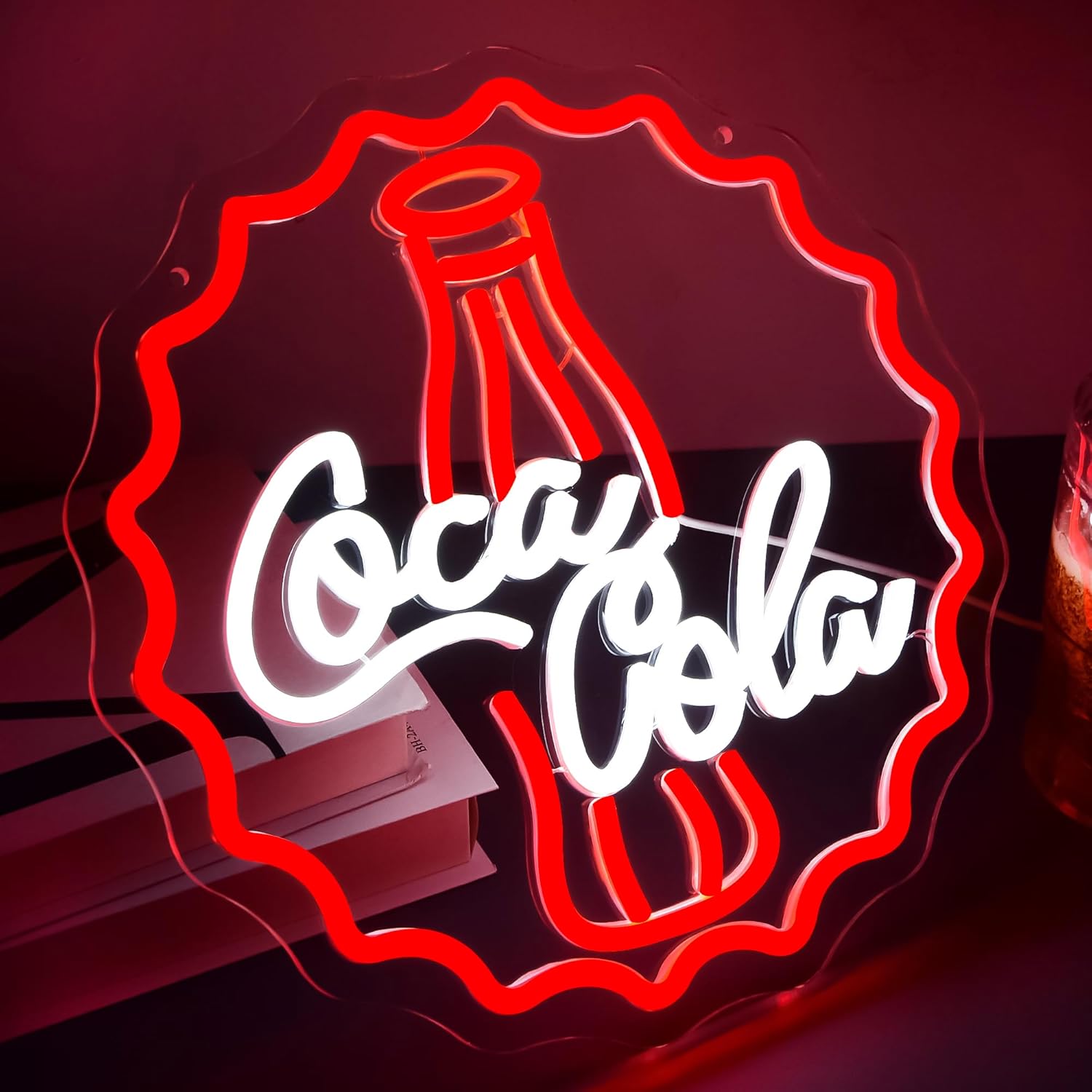 Cola Neon Sign Art Wall Light  - Neon Sign Party recensie en prijs