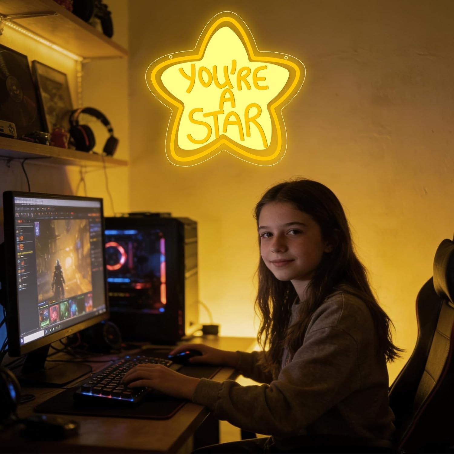 You're A Star Neon Sign USB Di - Neon Sign Party recensie en prijs